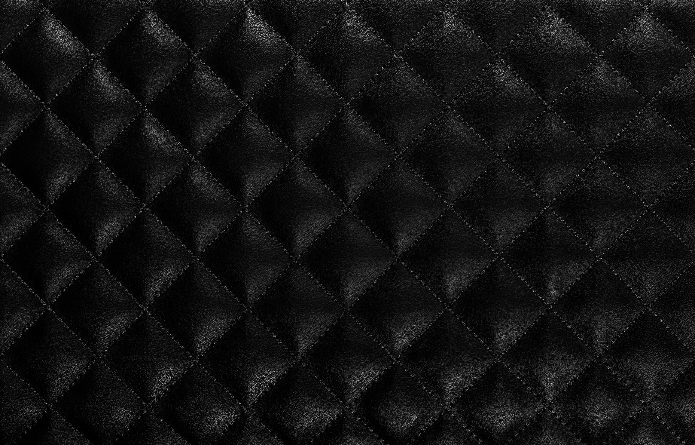 Black Diamond Leather Textured Background